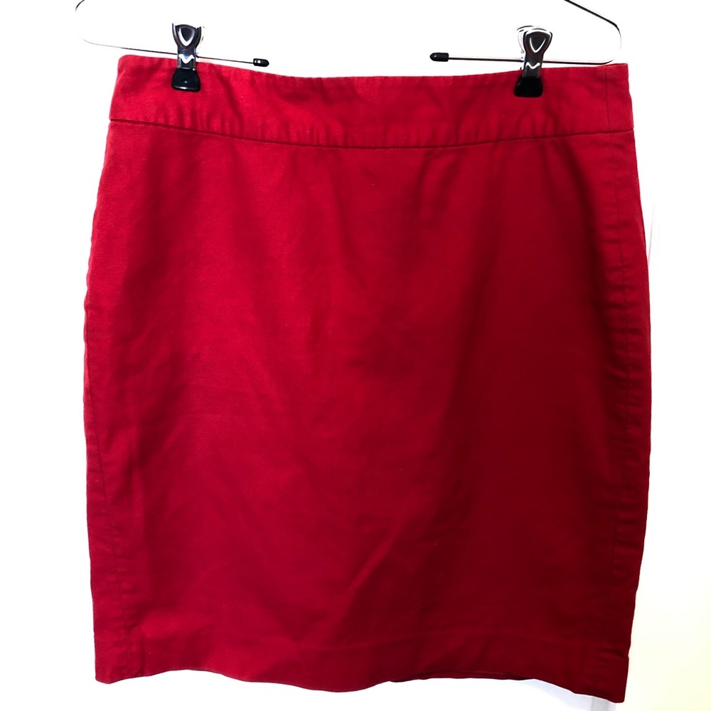 Red Banana Republic Pencil Skirt